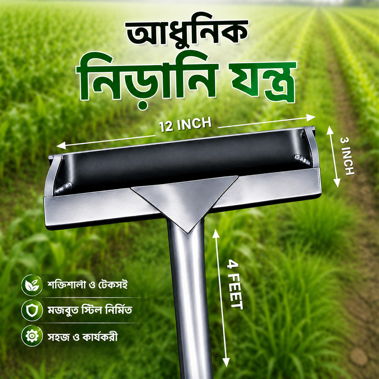 আধুনিক নিড়ানি যন্ত্র – আগাছা পরিষ্কার করুন দ্রুত ও সহজে!